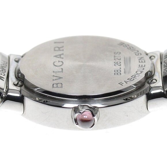 BVLGARI BVLGARI BVLGARI Tubogas Black Dial Quartz Ladies Watch